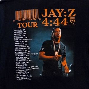 JAY:Z 4:44 Tour Tee shirt